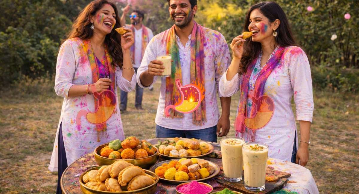 digestive health after holi