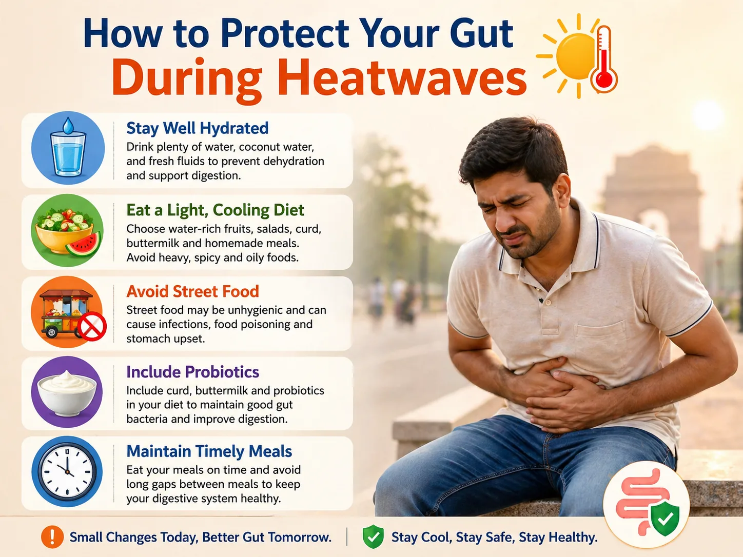 how to protect your gut during heatwaves